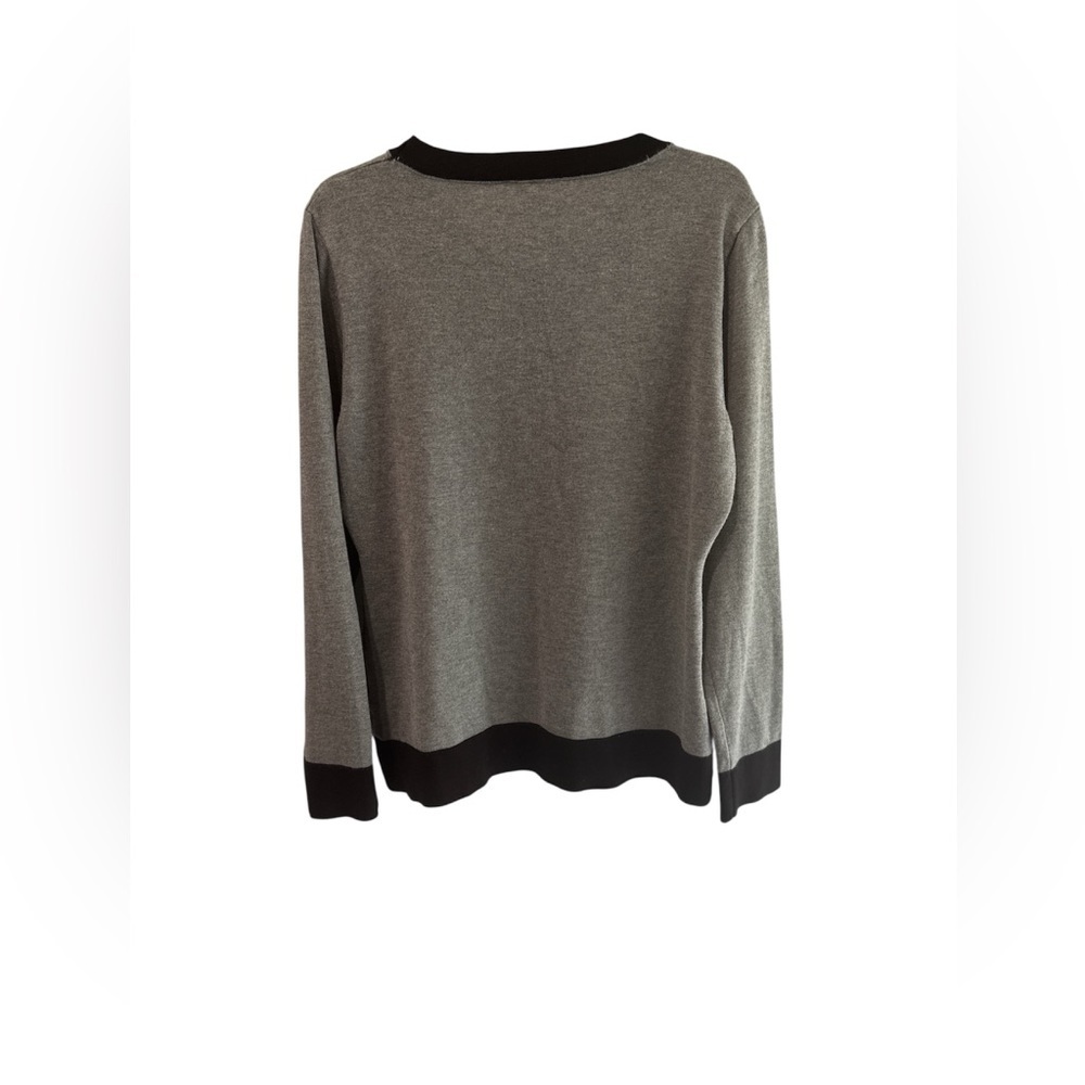 Vila  milano Women's Gray and Black Sweatshirt size L - Picture 8 of 8